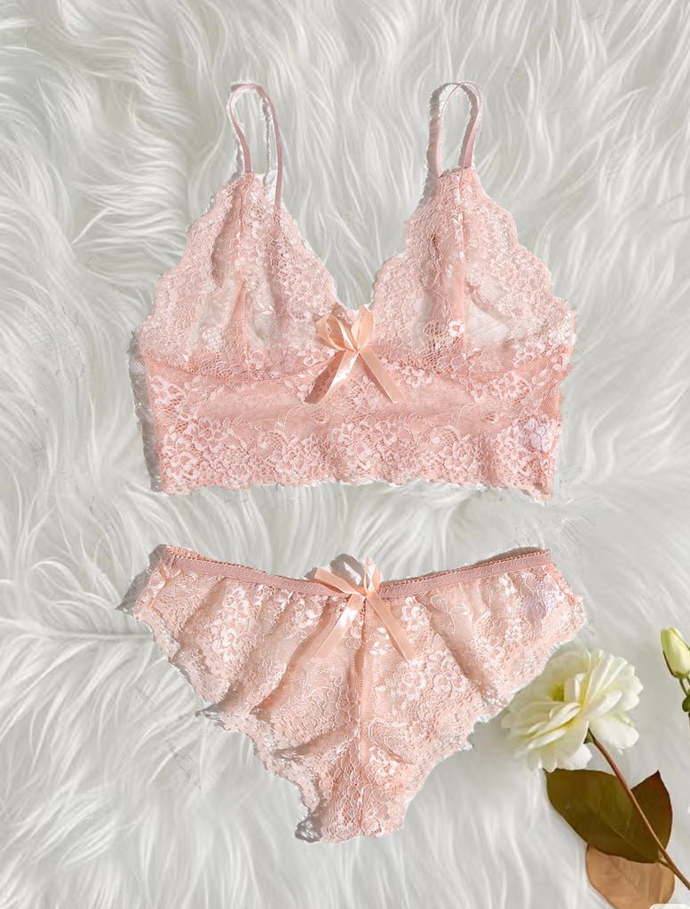 Pure Seduction Delicate Sheer Ultra - Thin Lingerie Set - gosundaymarket