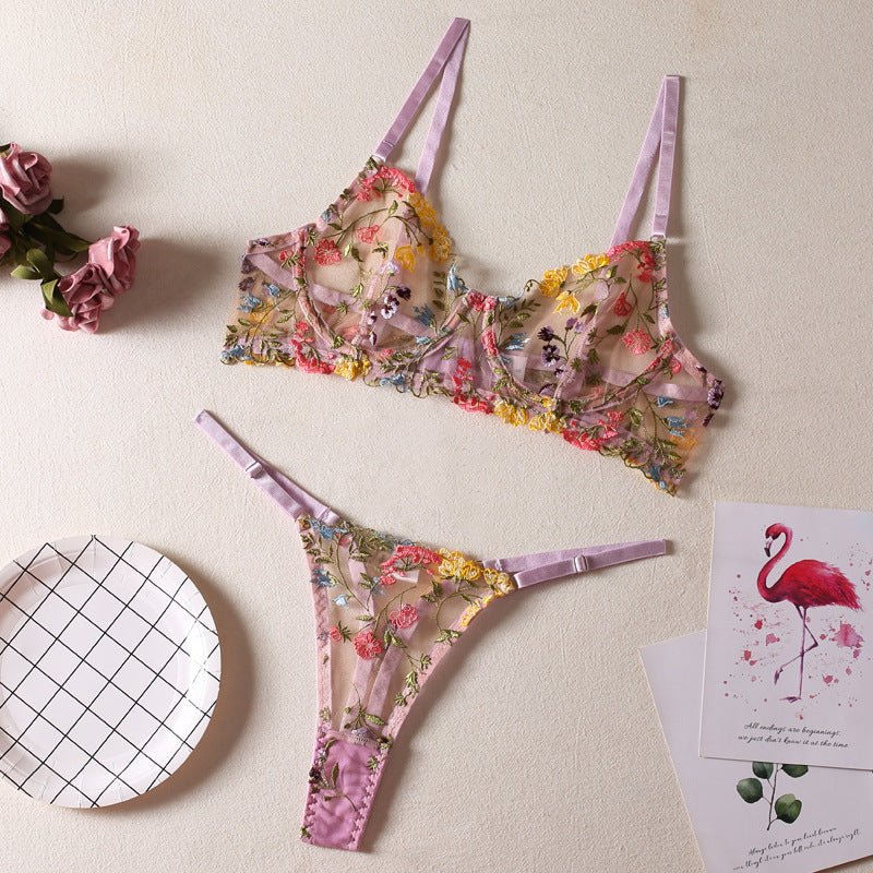Secret Garden Floral Lingerie Set - gosundaymarket