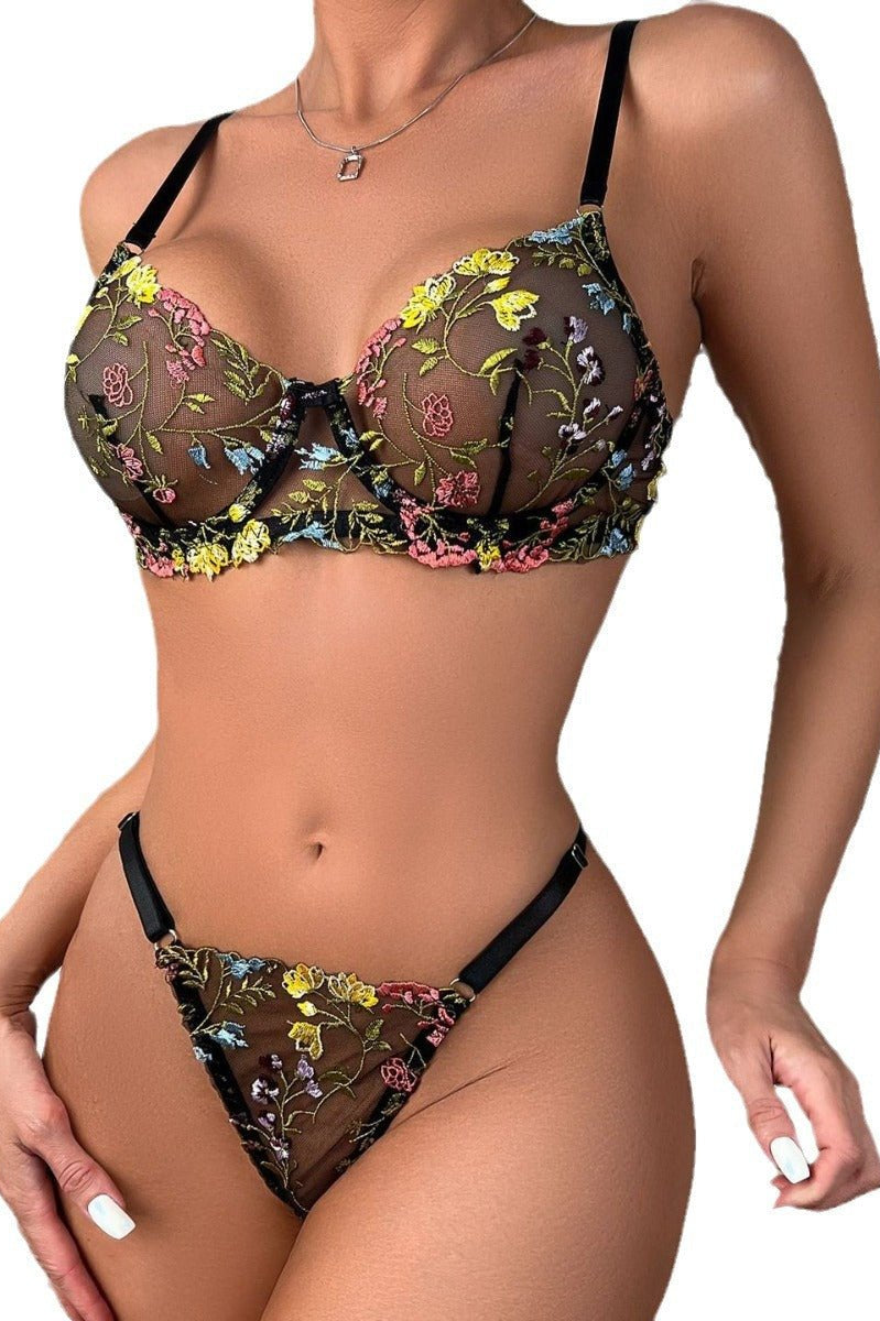 Secret Garden Floral Lingerie Set - gosundaymarket