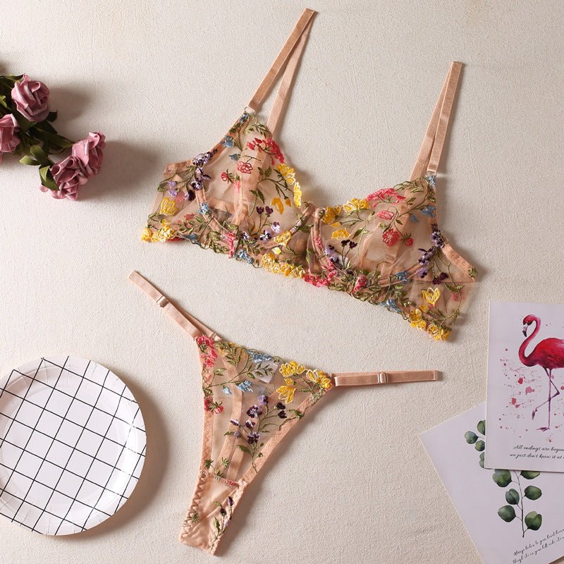 Secret Garden Floral Lingerie Set - gosundaymarket