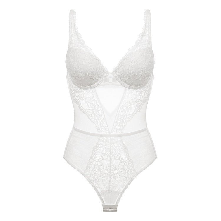 Sexy Bella Elegant Embroidered Lace Bodysuit - gosundaymarket