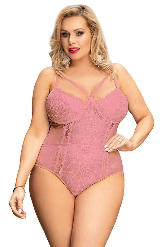 Voluptuous Lace Plus Size Sexy Bodysuit - gosundaymarket