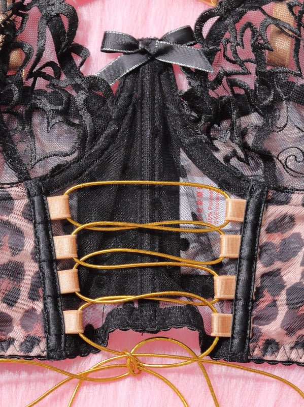 Wildheart Leopard Sexy & Bold Lingerie Set - gosundaymarket