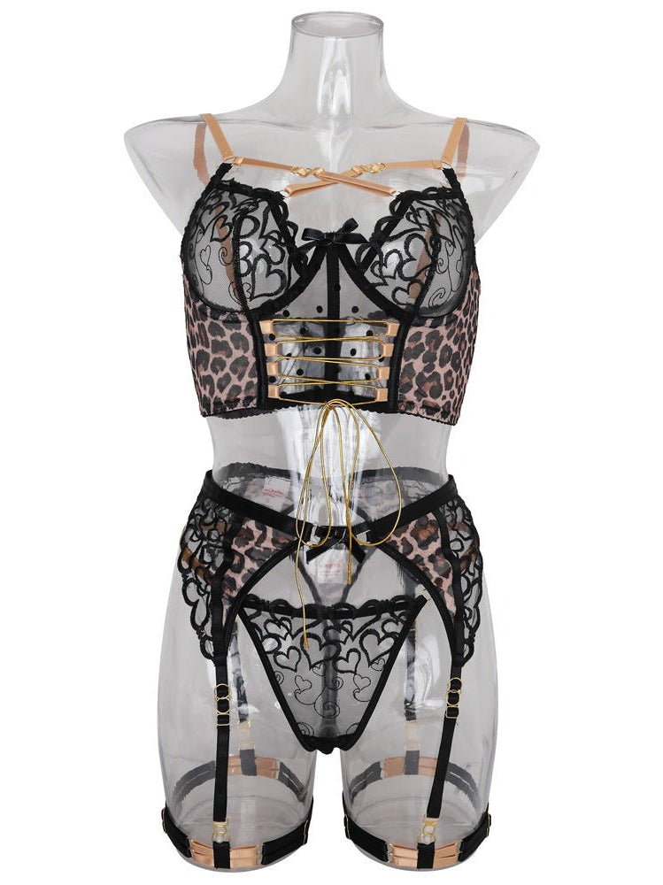Wildheart Leopard Sexy & Bold Lingerie Set - gosundaymarket