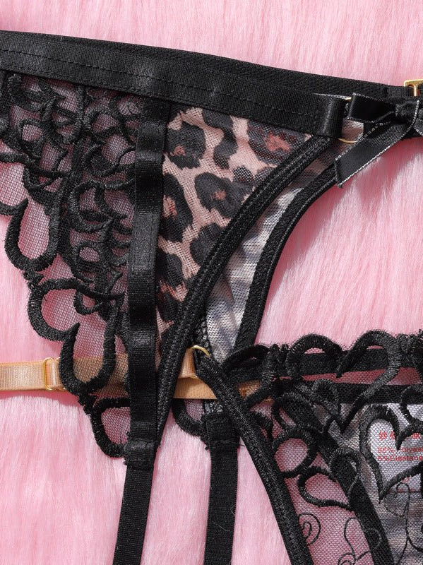 Wildheart Leopard Sexy & Bold Lingerie Set - gosundaymarket