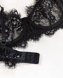 Black Lace Embroidered Supportive Lingerie Set - gosundaymarket