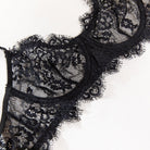 Black Lace Embroidered Supportive Lingerie Set - gosundaymarket