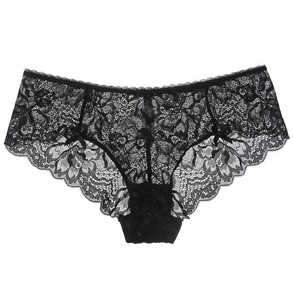 Cotton Gusset Sheer Sexy Lace Panties - gosundaymarket