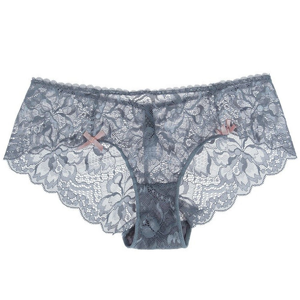 Cotton Gusset Sheer Sexy Lace Panties - gosundaymarket