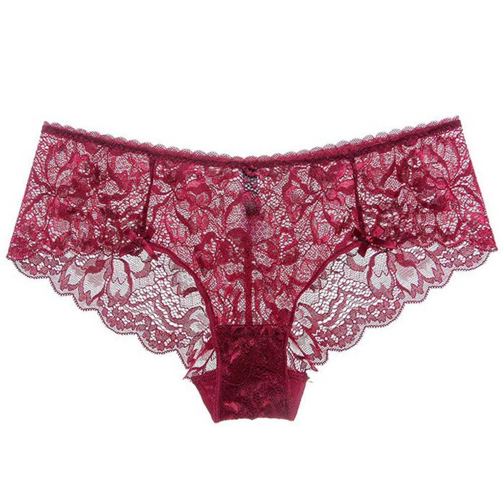 Cotton Gusset Sheer Sexy Lace Panties - gosundaymarket