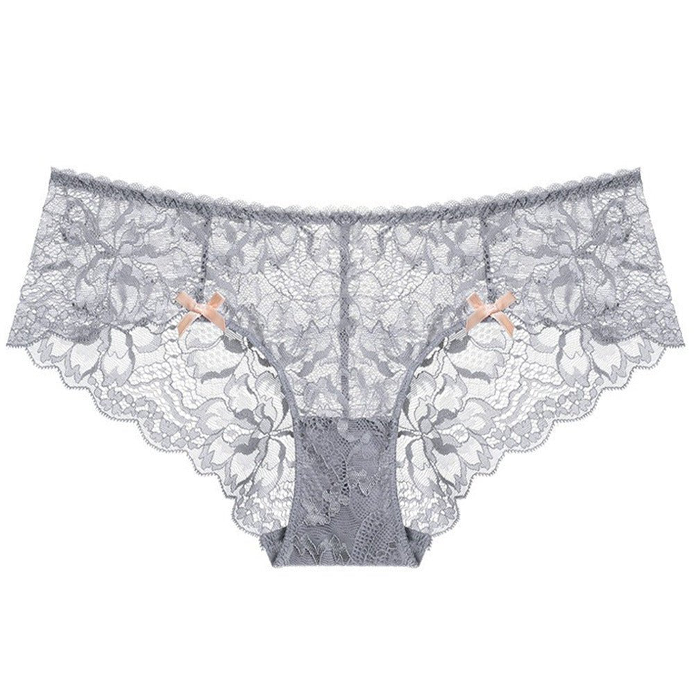 Cotton Gusset Sheer Sexy Lace Panties - gosundaymarket