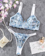 Girl Next Door Embroidered Sheer Mesh Lingerie - gosundaymarket