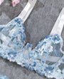 Girl Next Door Embroidered Sheer Mesh Lingerie - gosundaymarket
