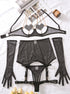 Heart Chain Sheer Soft Mesh Lingerie - gosundaymarket