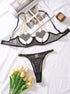 Heart Chain Sheer Soft Mesh Lingerie - gosundaymarket