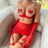 Heart Chain Sheer Soft Mesh Lingerie - gosundaymarket