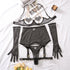 Heart Chain Sheer Soft Mesh Lingerie - gosundaymarket