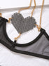 Heart Chain Sheer Soft Mesh Lingerie - gosundaymarket