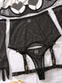 Heart Chain Sheer Soft Mesh Lingerie - gosundaymarket