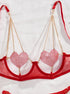 Heart Chain Sheer Soft Mesh Lingerie - gosundaymarket