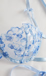 Petal Embroidered Floral Adjustable Bra Lingerie Set - gosundaymarket