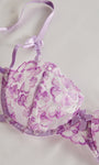 Petal Embroidered Floral Adjustable Bra Lingerie Set - gosundaymarket