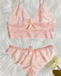 Pure Seduction Delicate Sheer Ultra - Thin Lingerie Set - gosundaymarket