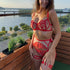 Red Sheer Back Push - Up Lingerie - gosundaymarket