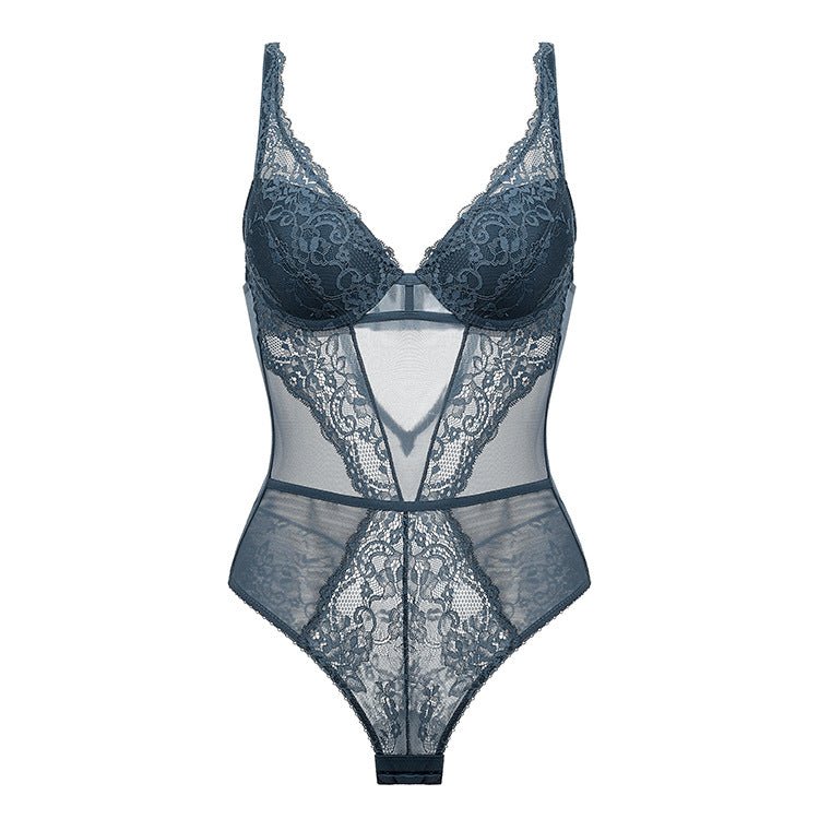 Sexy Bella Elegant Embroidered Lace Bodysuit - gosundaymarket