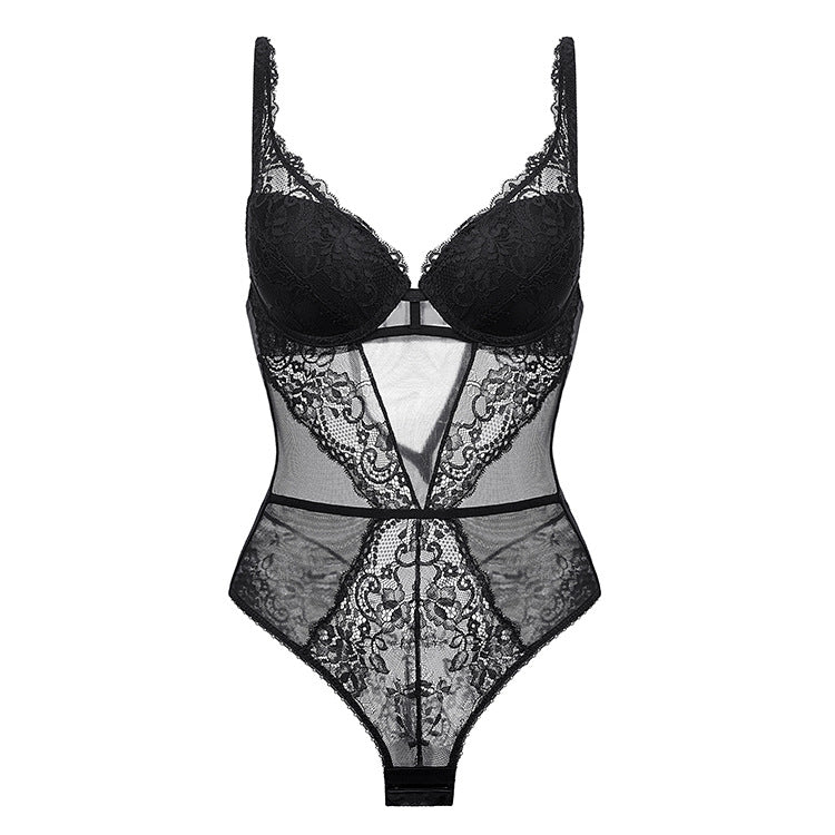 Sexy Bella Elegant Embroidered Lace Bodysuit - gosundaymarket