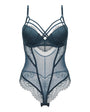 Sexy Bella Embroidered Micro - Shaping Bodysuit - gosundaymarket