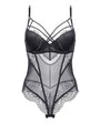 Sexy Bella Embroidered Micro - Shaping Bodysuit - gosundaymarket