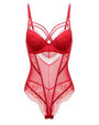 Sexy Bella Embroidered Micro - Shaping Bodysuit - gosundaymarket