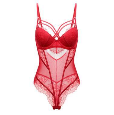 Sexy Bella Embroidered Micro - Shaping Bodysuit - gosundaymarket