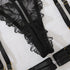 Sheer Back Floral Embroidered Lace Lingerie - gosundaymarket