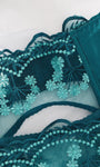 Turquoise Floral Embroidered Sexy & Stylish Lingerie - gosundaymarket