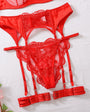 Turquoise Floral Embroidered Sexy & Stylish Lingerie - gosundaymarket