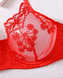 Turquoise Floral Embroidered Sexy & Stylish Lingerie - gosundaymarket
