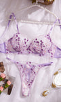 Wild Daisy Embroidered Comfort Bra Sexy Lingerie - gosundaymarket