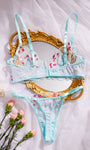Wild Daisy Embroidered Comfort Bra Sexy Lingerie - gosundaymarket