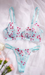 Wild Daisy Embroidered Comfort Bra Sexy Lingerie - gosundaymarket