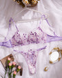 Wild Daisy Embroidered Comfort Bra Sexy Lingerie - gosundaymarket