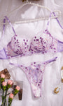 Wild Daisy Embroidered Comfort Bra Sexy Lingerie - gosundaymarket