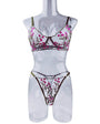 Wild Daisy Embroidered Comfort Bra Sexy Lingerie - gosundaymarket