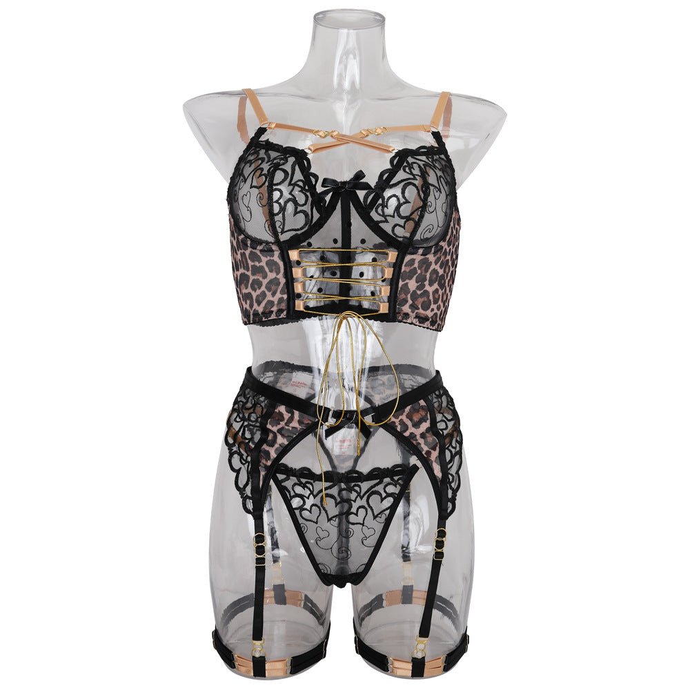Wildheart Leopard Sexy & Bold Lingerie Set - gosundaymarket